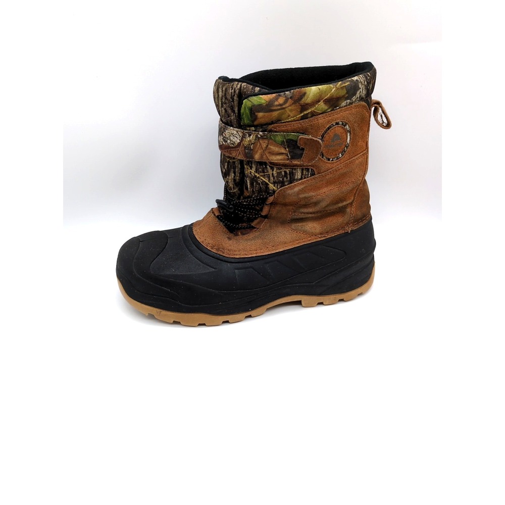 Ozark Trail Boots Mens Brown Camo 8 Waterproof Insulated Winter Shoes Thinsulate